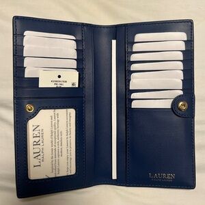 Royal Blue Ralph Lauren Women's Wallet